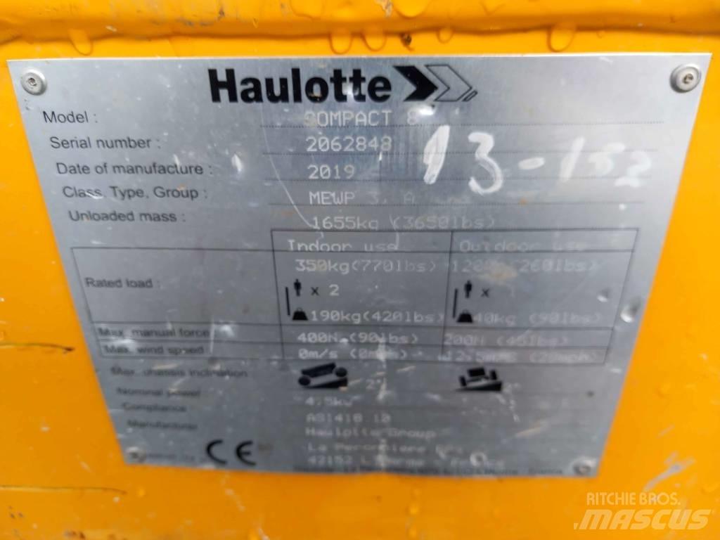 Haulotte Compact 8 Piattaforme a pantografo