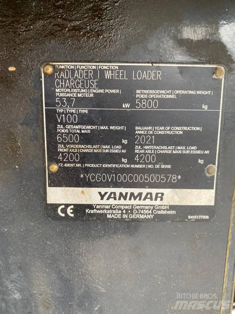 Yanmar V100 Pale gommate
