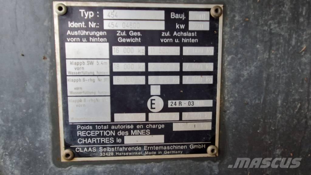 CLAAS lexion 460 Mietitrebbiatrici