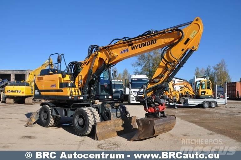 Hyundai HW160 Escavatori gommati