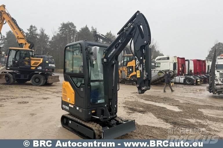 Hyundai HX19A Miniescavatori