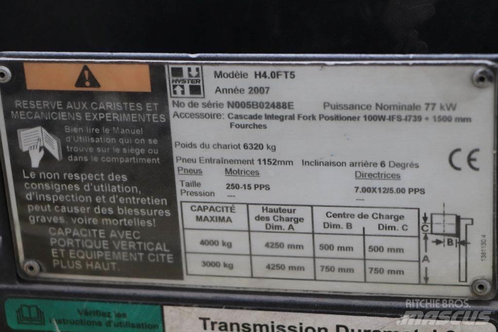 Hyster H4.0FT5 Carrelli elevatori GPL