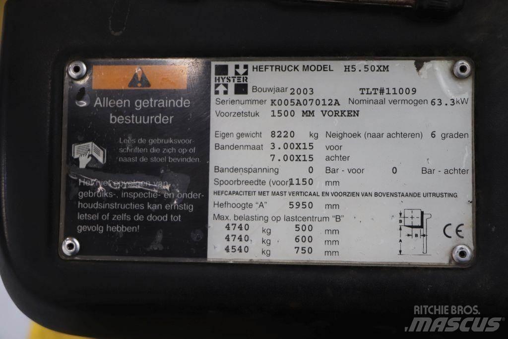 Hyster H5.50XM Carrelli elevatori GPL
