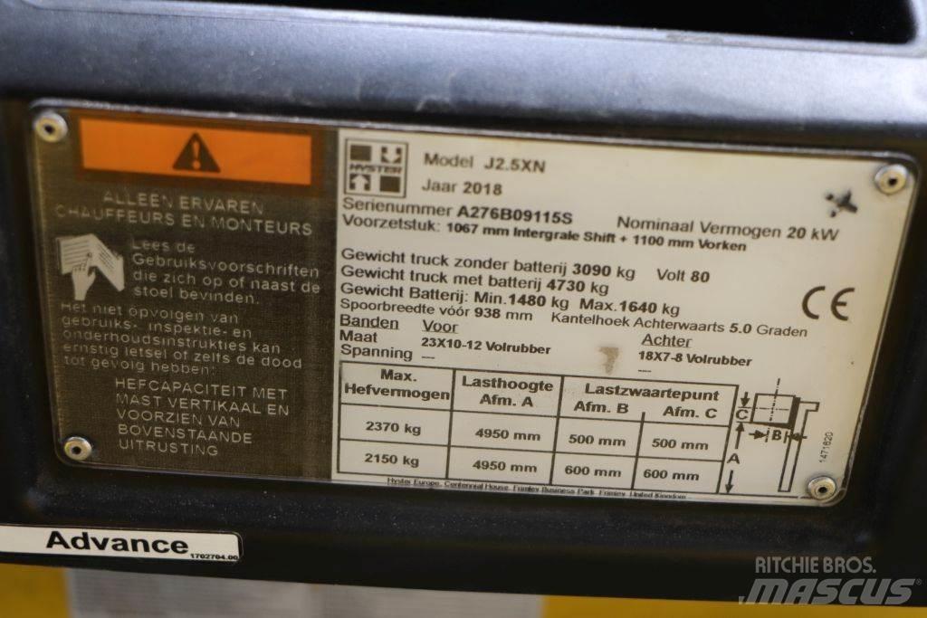 Hyster J2.5XN Carrelli elevatori elettrici