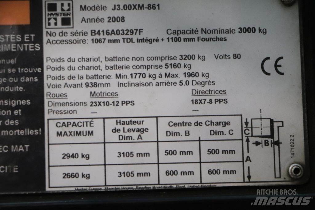 Hyster J3.00XM Carrelli elevatori elettrici