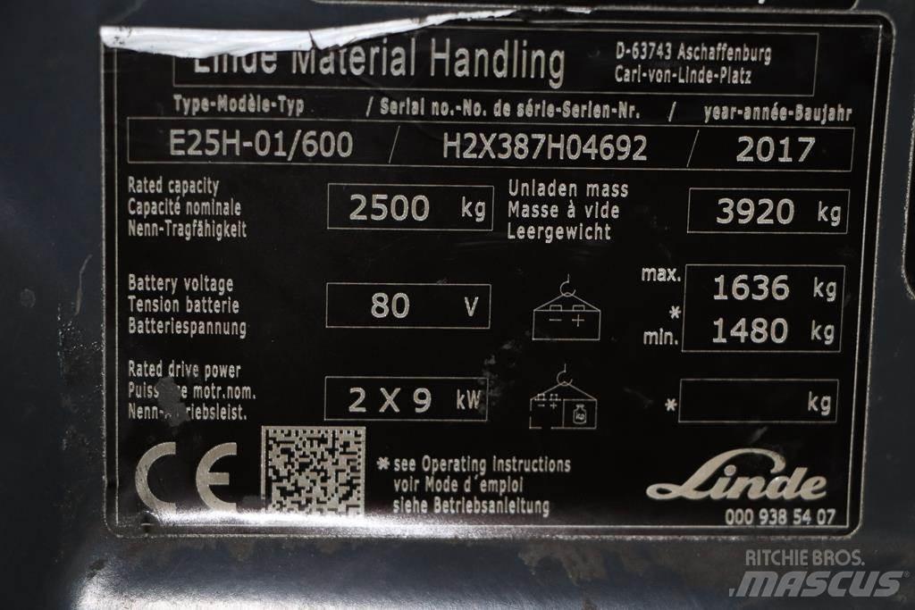 Linde E25H-01/600 Carrelli elevatori elettrici