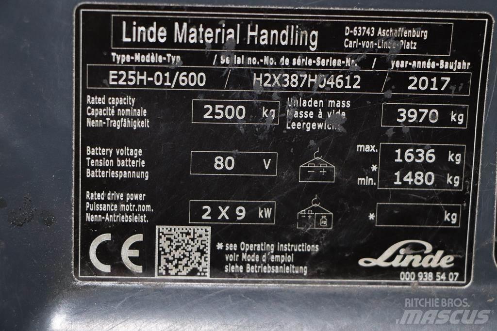 Linde E25H-01/600 Carrelli elevatori elettrici
