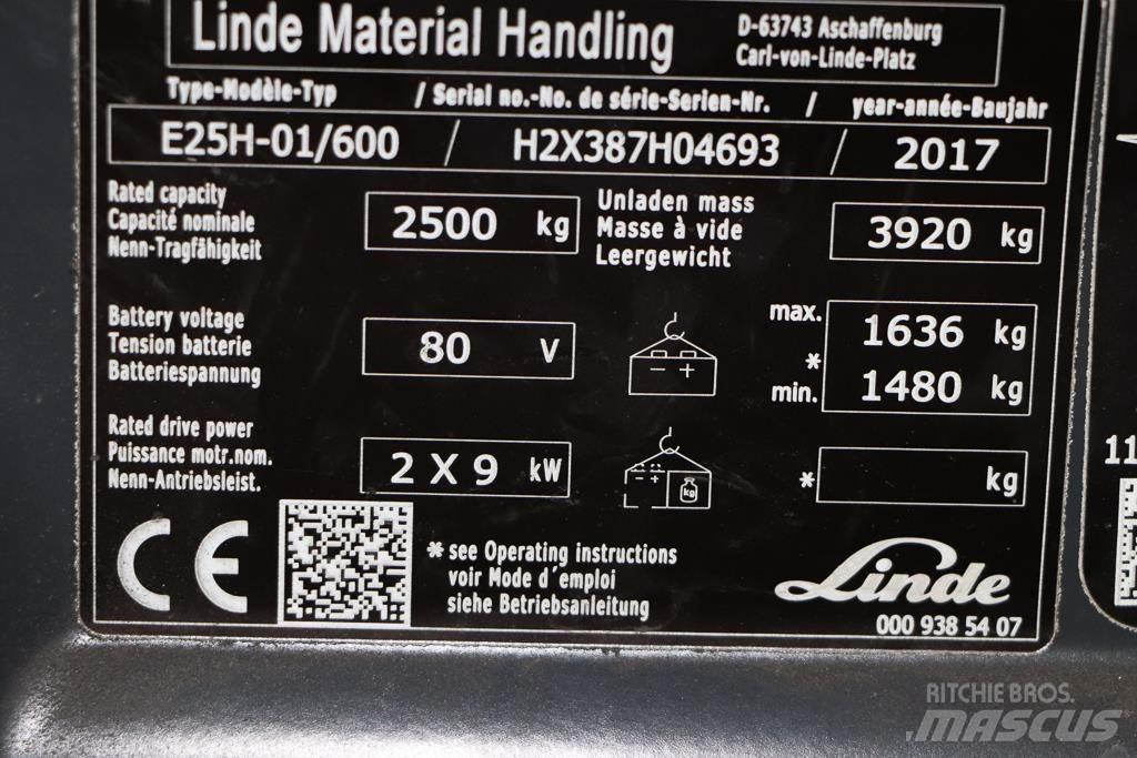 Linde E25H-01/600 Carrelli elevatori elettrici