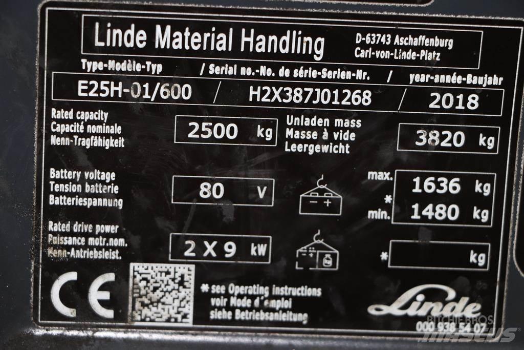 Linde E25H-01/600 Carrelli elevatori elettrici