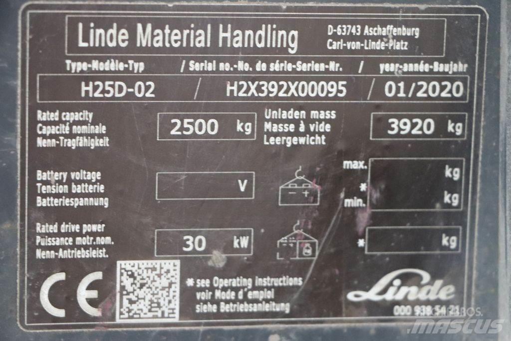 Linde H25D-02 Carrelli elevatori diesel