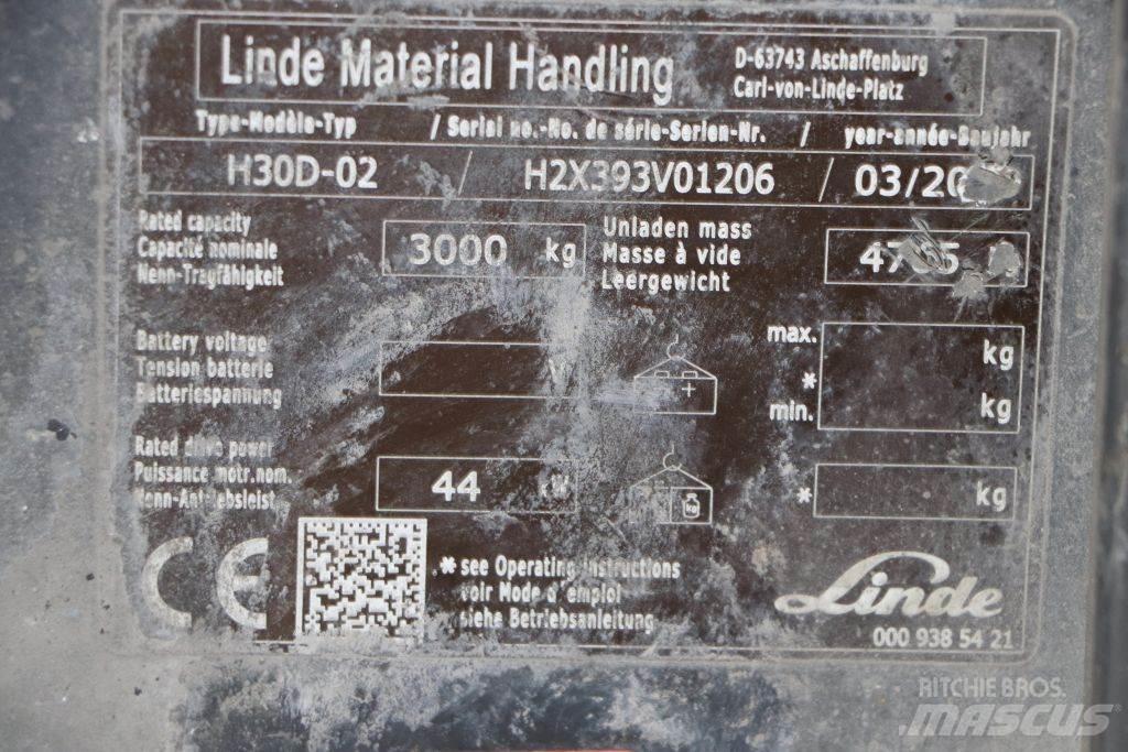 Linde H30D-02 Carrelli elevatori diesel
