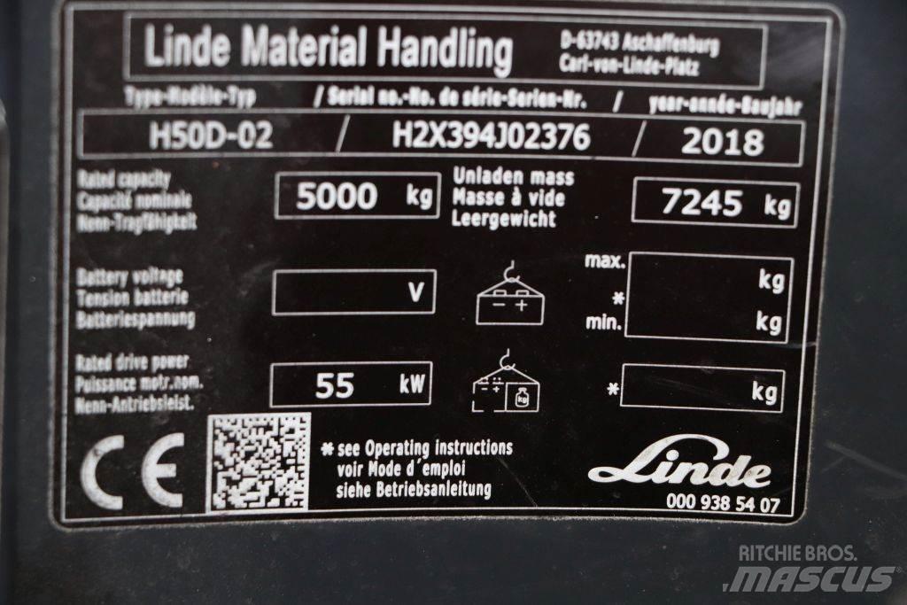 Linde H50D-02 Carrelli elevatori diesel
