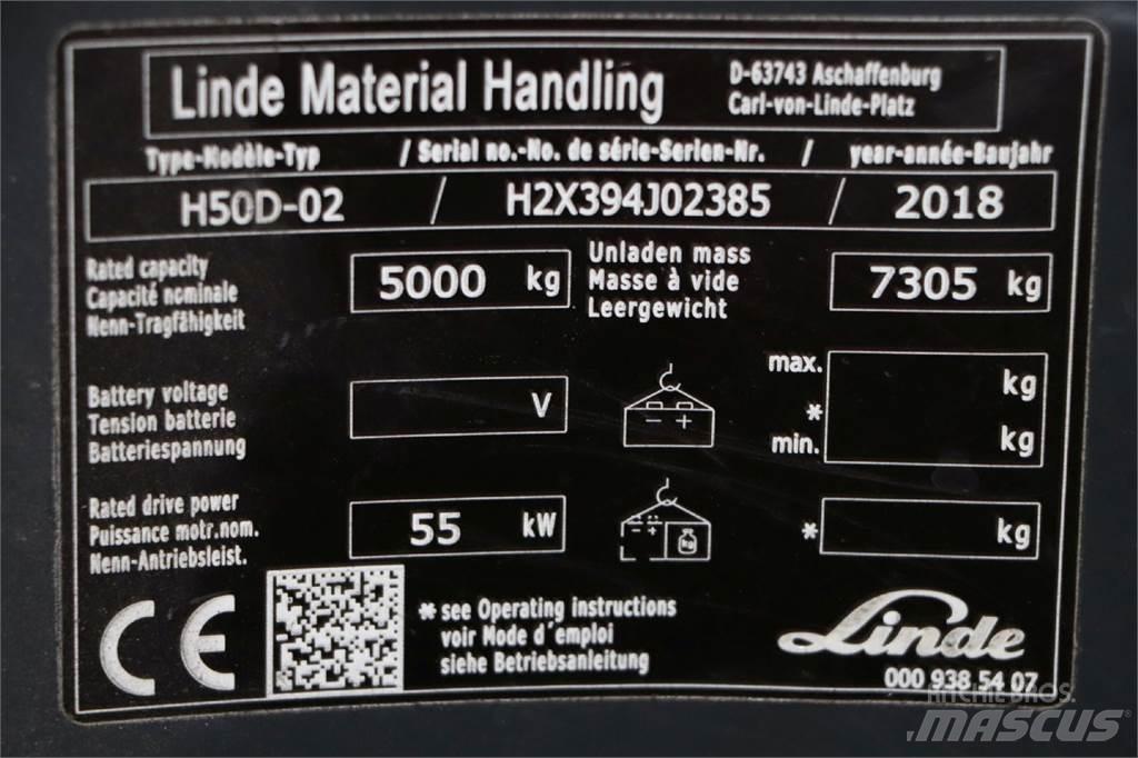 Linde H50D-02 Carrelli elevatori diesel