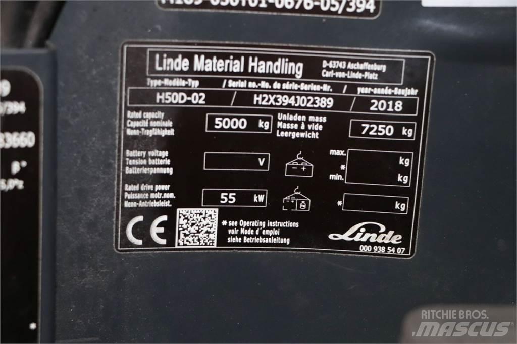 Linde H50D-02 Carrelli elevatori diesel