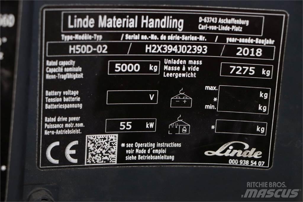 Linde H50D-02 Carrelli elevatori diesel