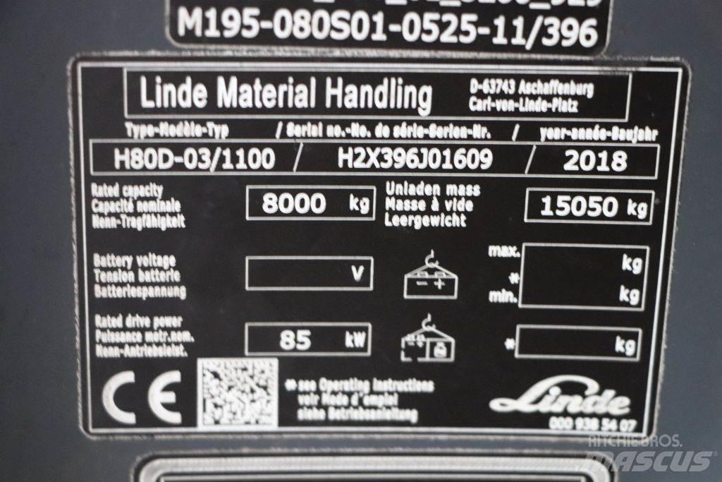 Linde H80D-03/1100 Carrelli elevatori diesel