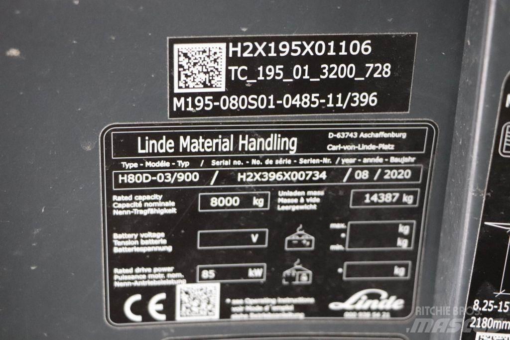 Linde H80D-03/900 Carrelli elevatori diesel