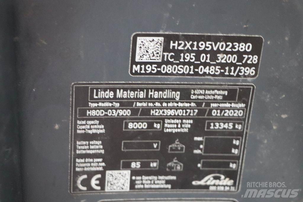 Linde H80D-03/900 Carrelli elevatori diesel