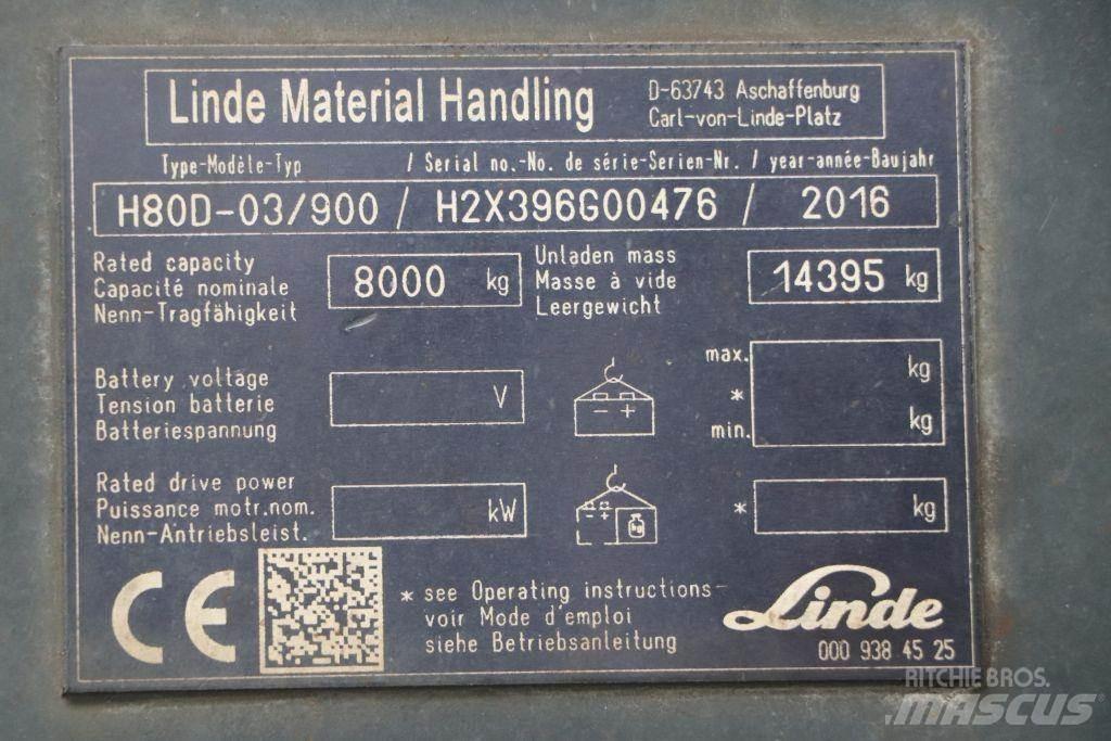 Linde H80D-03/900 Carrelli elevatori diesel
