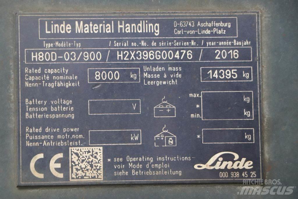 Linde H80D-03/900 Carrelli elevatori diesel