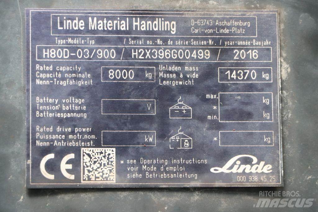 Linde H80D-03/900 Carrelli elevatori diesel