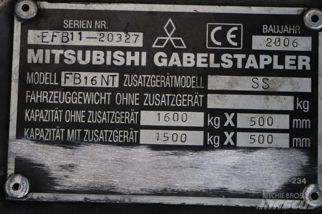Mitsubishi FB16NT Carrelli elevatori elettrici