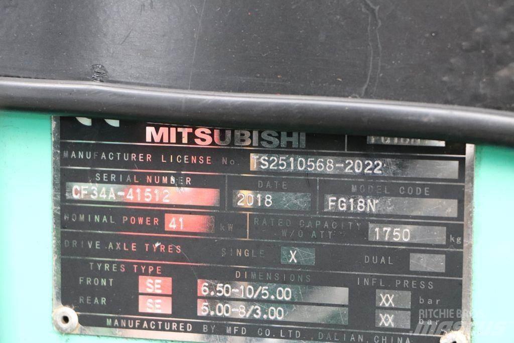 Mitsubishi FG18NT Carrelli elevatori GPL
