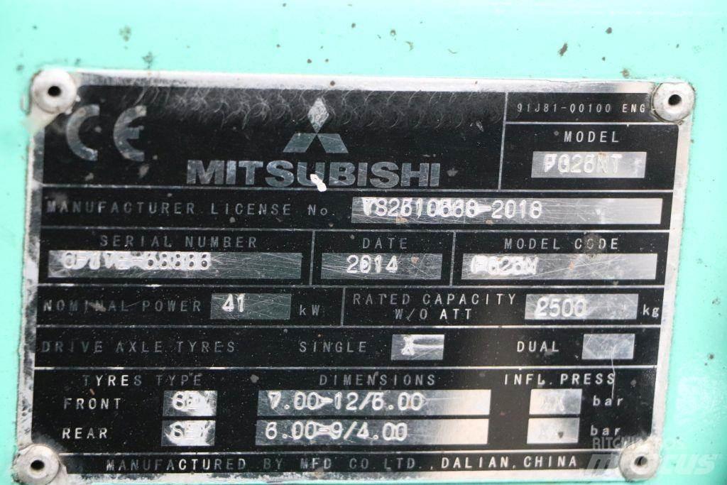 Mitsubishi FG25NT Carrelli elevatori GPL