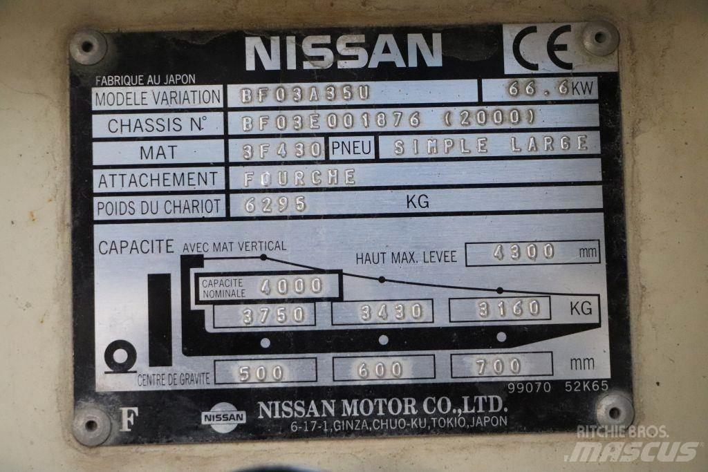 Nissan BF03A35U Carrelli elevatori GPL