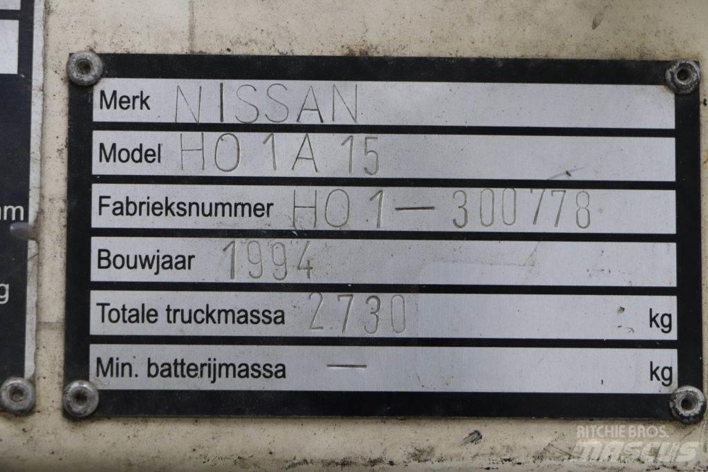 Nissan H01A15 Carrelli elevatori GPL