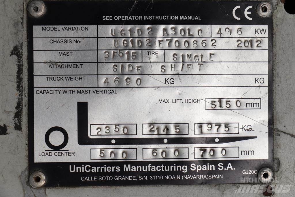 Nissan UG1D2A30LQ Carrelli elevatori GPL