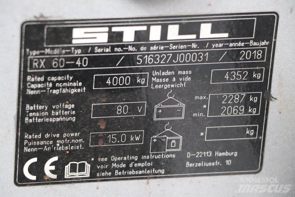 Still RX60-40 Carrelli elevatori elettrici