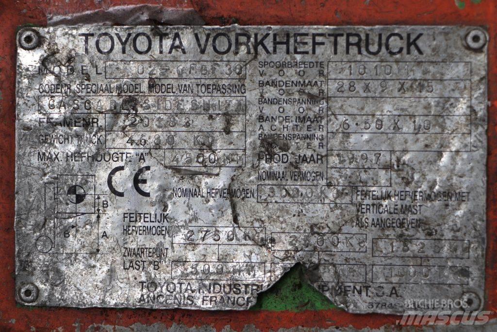 Toyota 02-6FGF30 Carrelli elevatori GPL