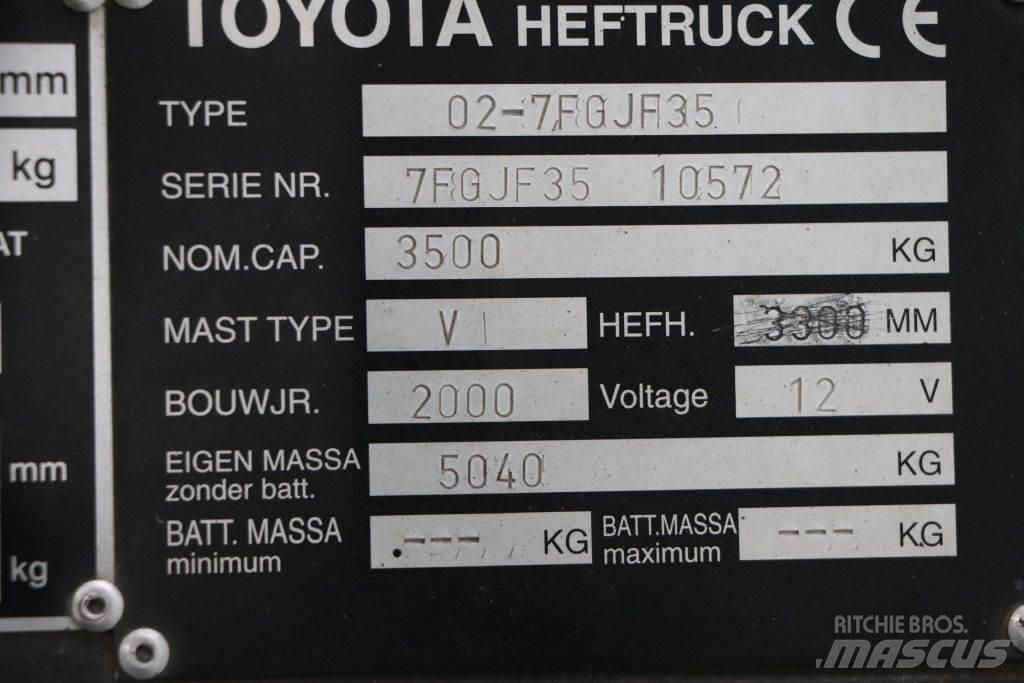 Toyota 02-7FGJF35 Carrelli elevatori GPL