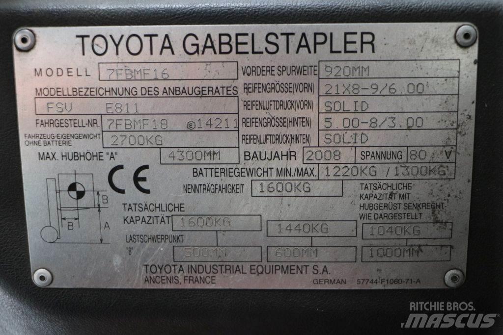 Toyota 7FBMF16 Carrelli elevatori elettrici