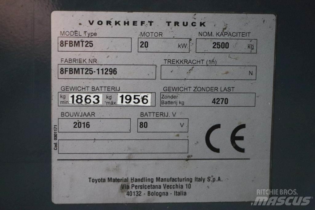 Toyota 8FBMT25 Carrelli elevatori elettrici