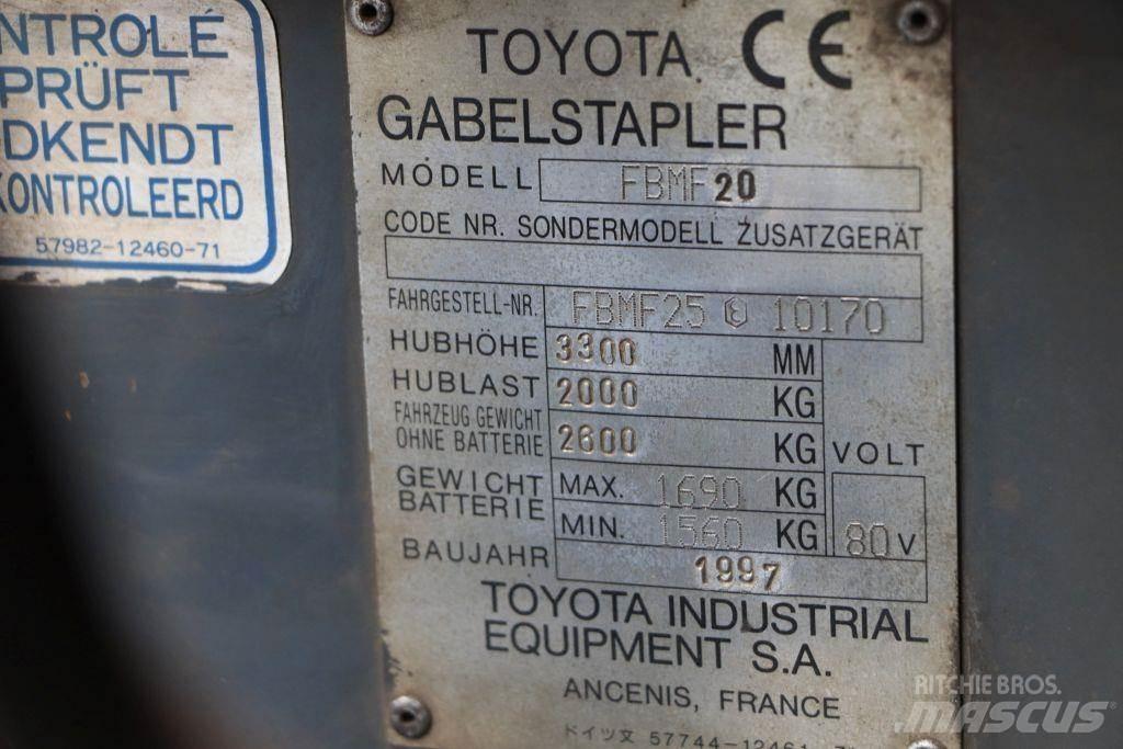 Toyota FBMF20 Carrelli elevatori elettrici