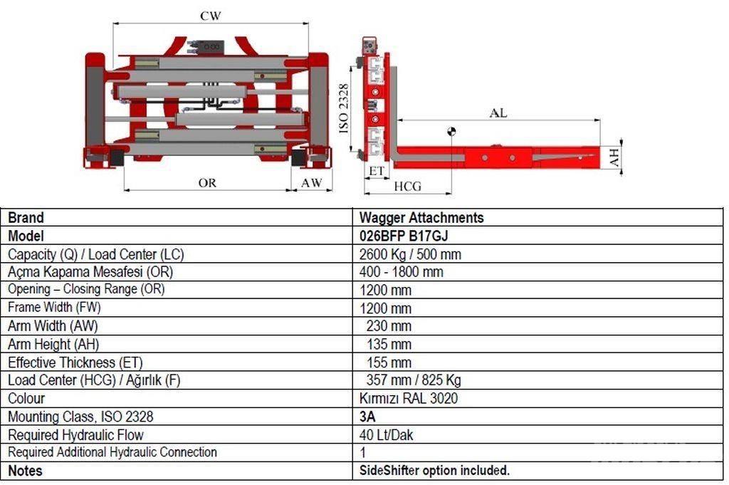  Wagger 026BFP B45GJ Forche