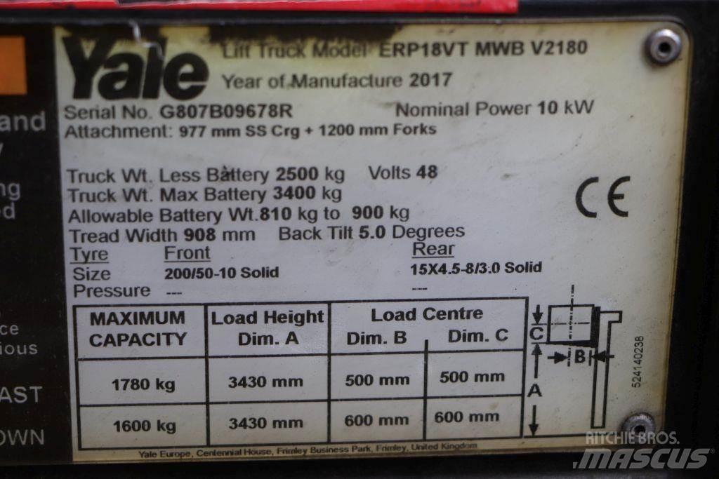 Yale ERP18VT Carrelli elevatori elettrici