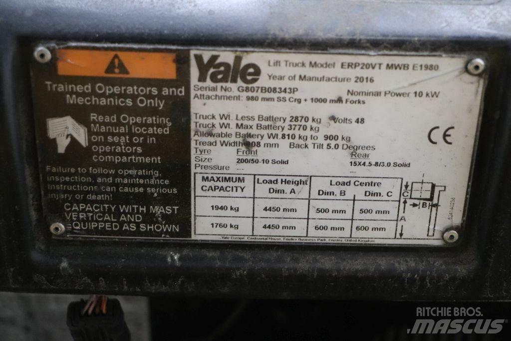 Yale ERP20VT Carrelli elevatori elettrici