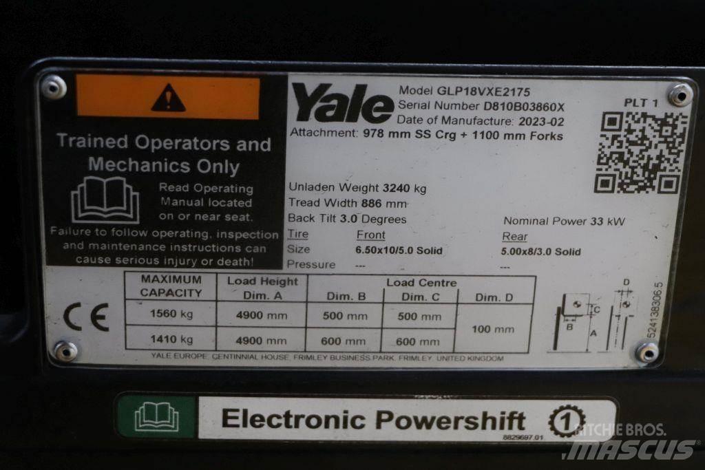 Yale GLP18VX Carrelli elevatori GPL