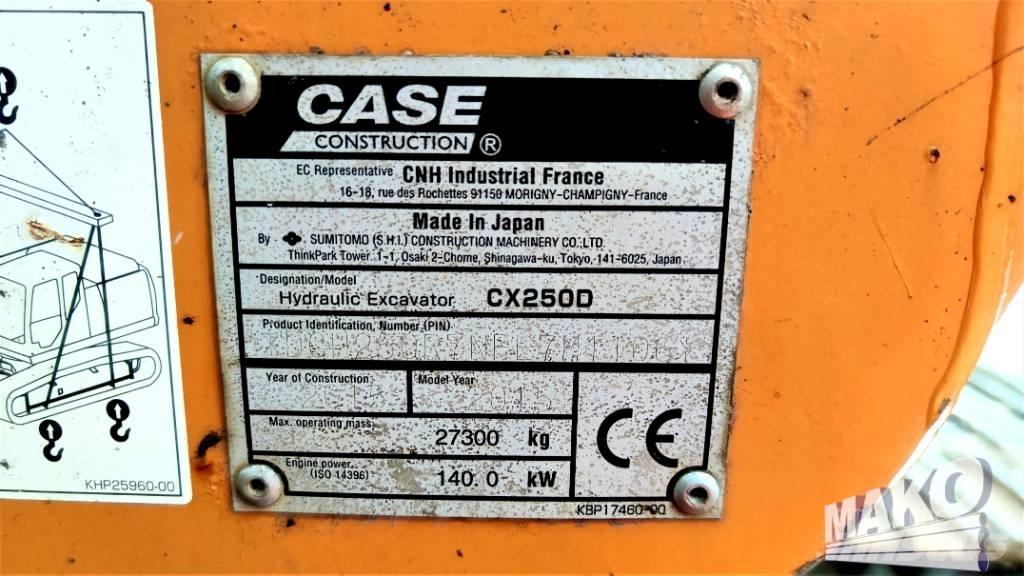 CASE CX 250 D Escavatori cingolati