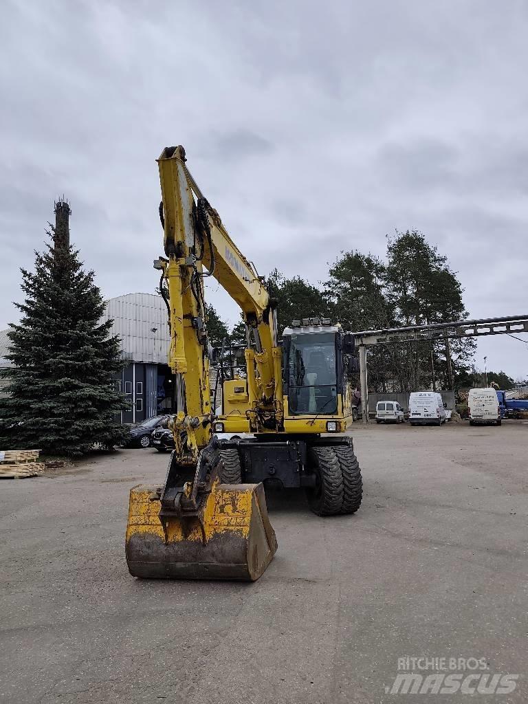 Komatsu PW 160-7E0 Escavatori gommati