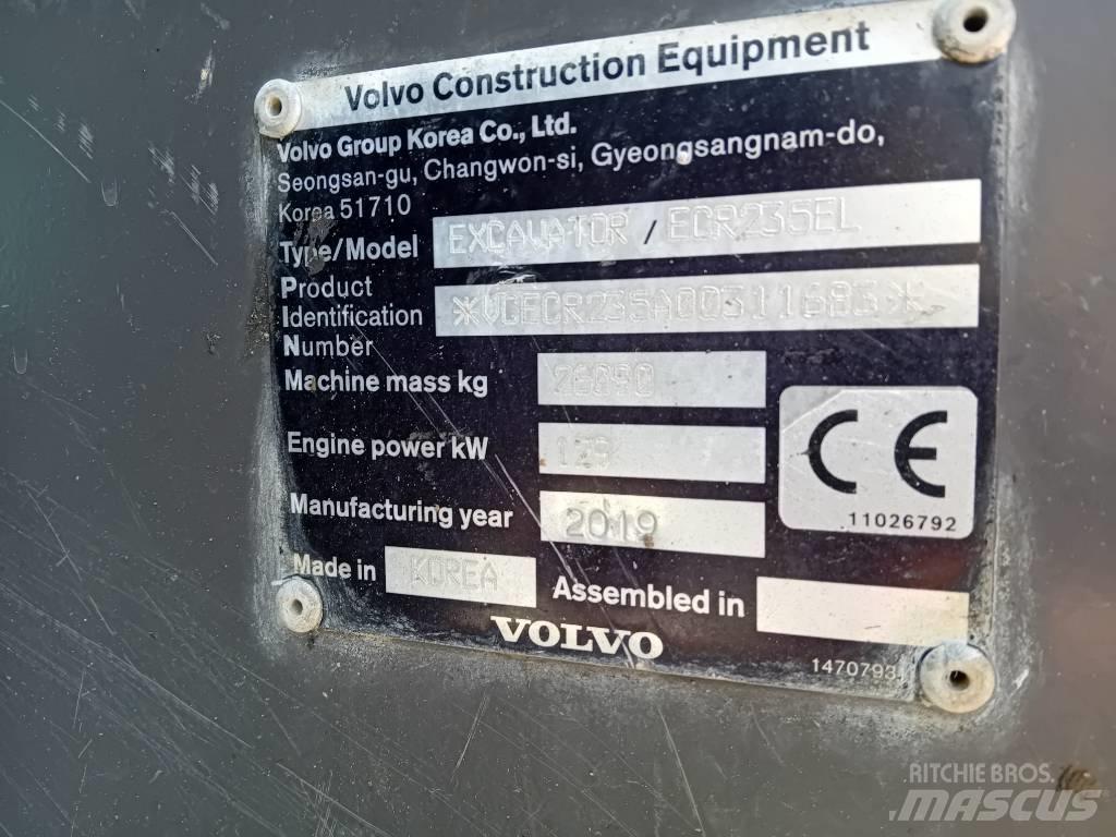 Volvo ECR 235 E Escavatori cingolati