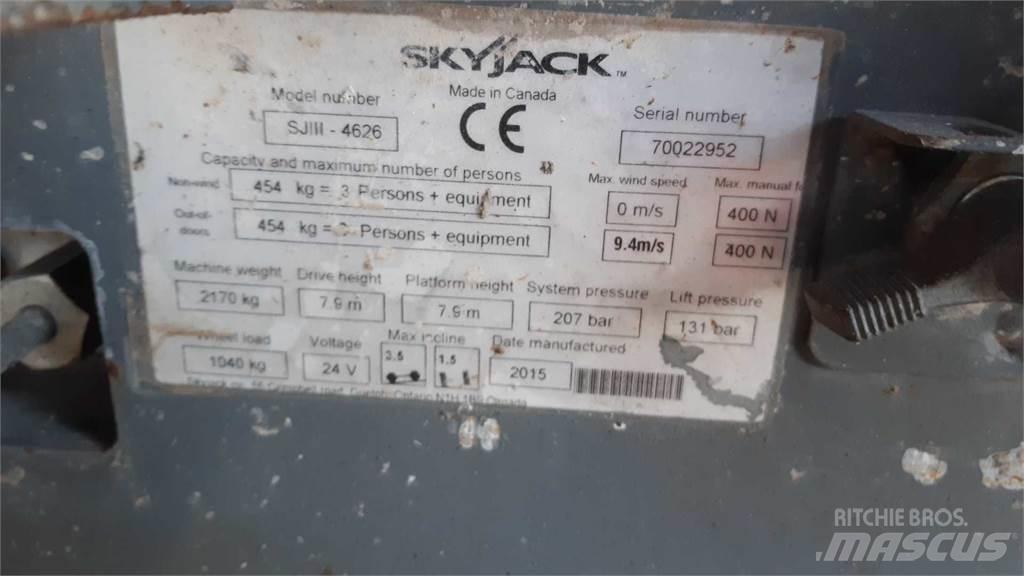 SkyJack SJIII4626 Piattaforme a pantografo