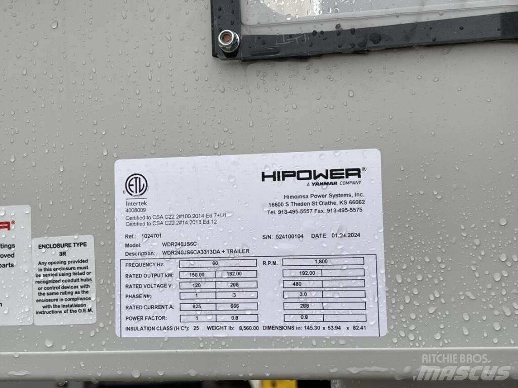 Hipower HRJW-240 Generatori diesel