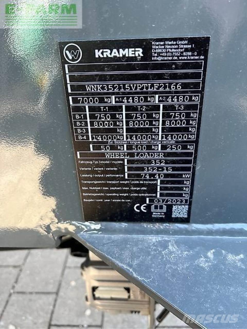 Kramer kl35.8t Sollevatori telescopici per agricoltura