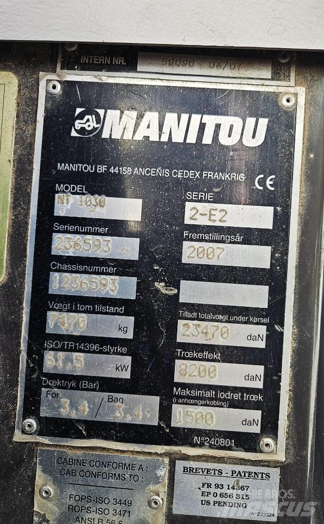 Manitou 1030 Sollevatori telescopici