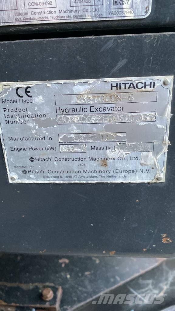 Hitachi ZX210LCN-6 Abbattitrici, Disboscatrici