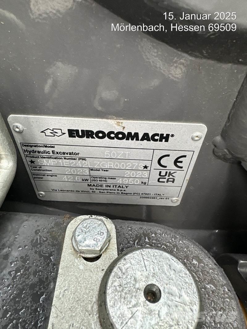 Eurocomach 50ZT Miniescavatori
